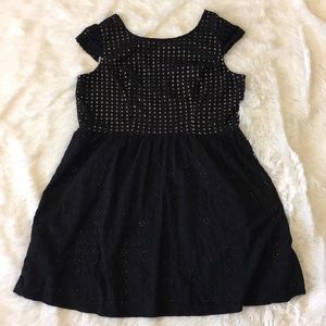 Xhilaration Black & Gold Dress